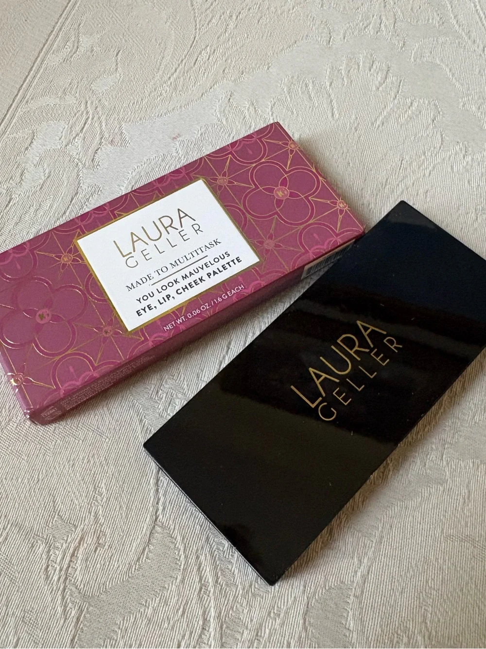 Laura Geller Multiuse Cream Blush, Eye & Highlighter Palette You Look Mauvelous